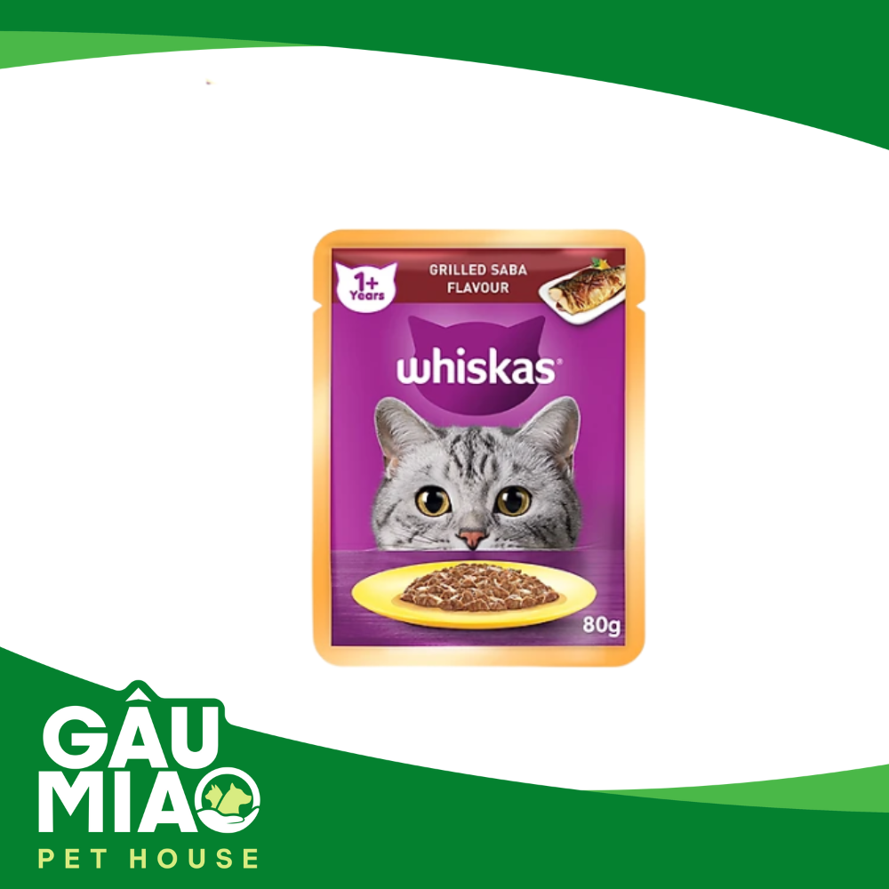 Whiskas Pate Adult Cat 80g - Pate cho mèo trưởng thành