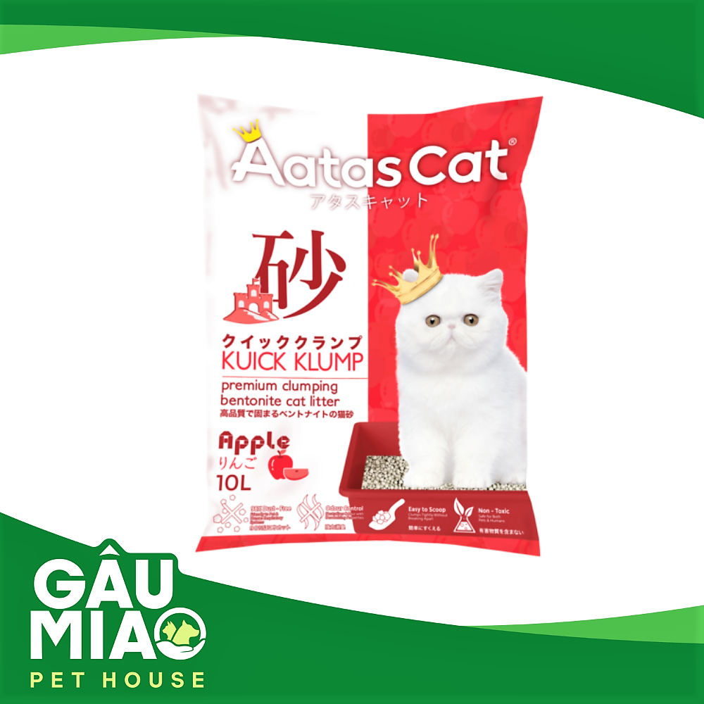 Cát vệ sinh cho mèo Aatas Cat 10L
