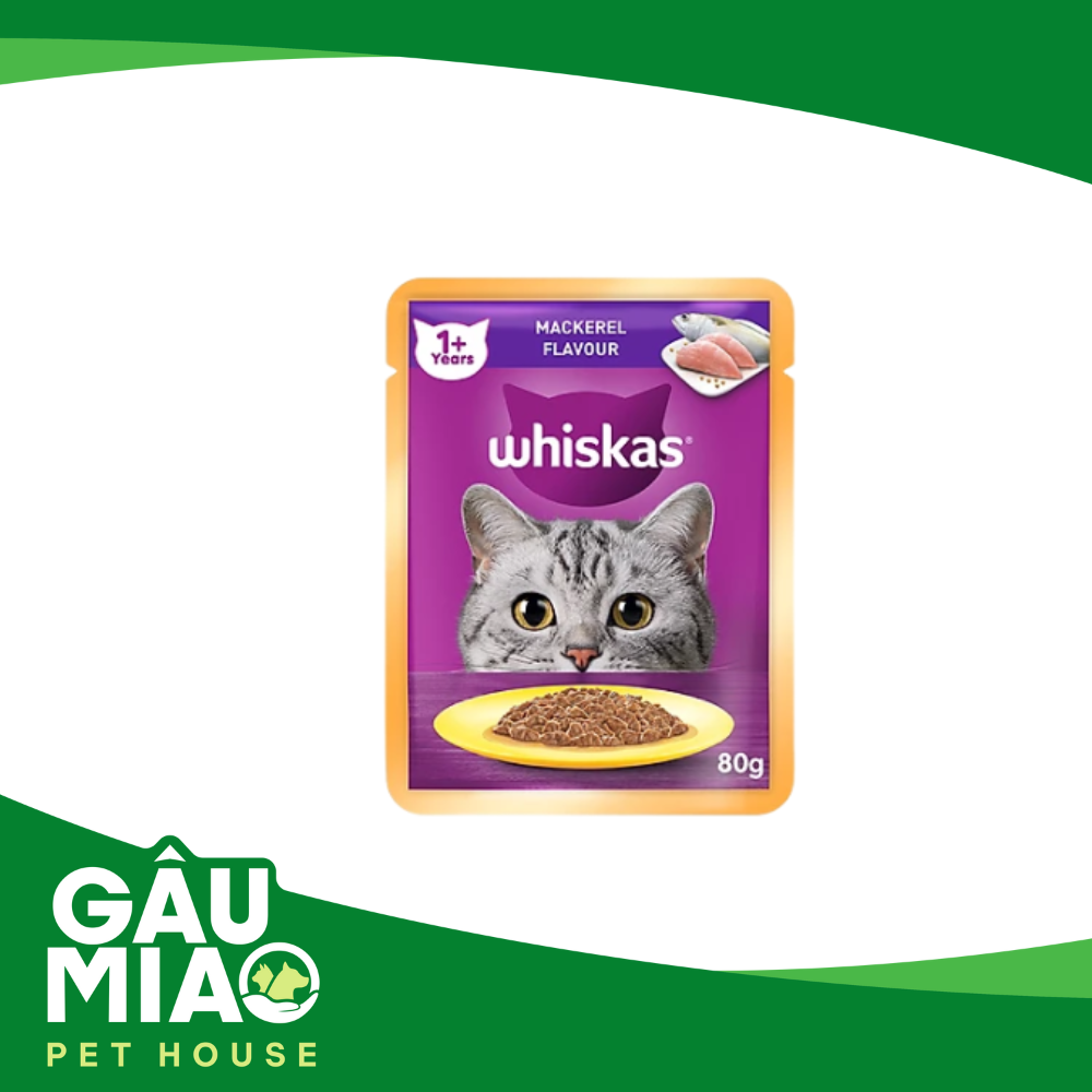 Whiskas Pate Adult Cat 80g - Pate cho mèo trưởng thành