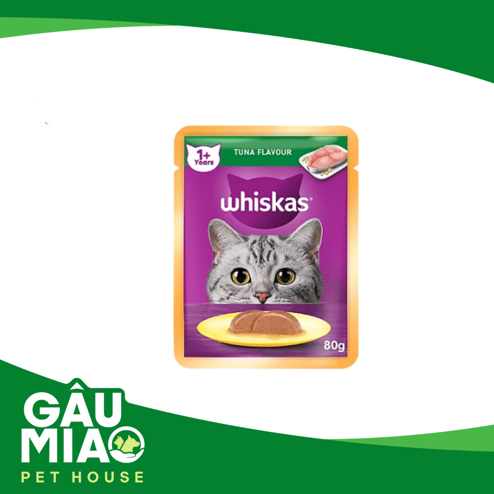 Whiskas Pate Adult Cat 80g - Pate cho mèo trưởng thành