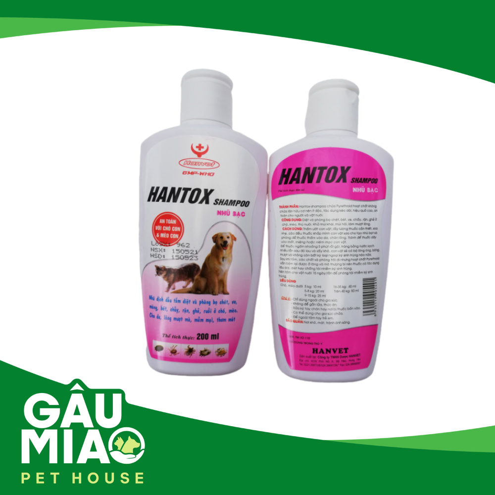 Sữa tắm hantox nhũ bạc 200ml