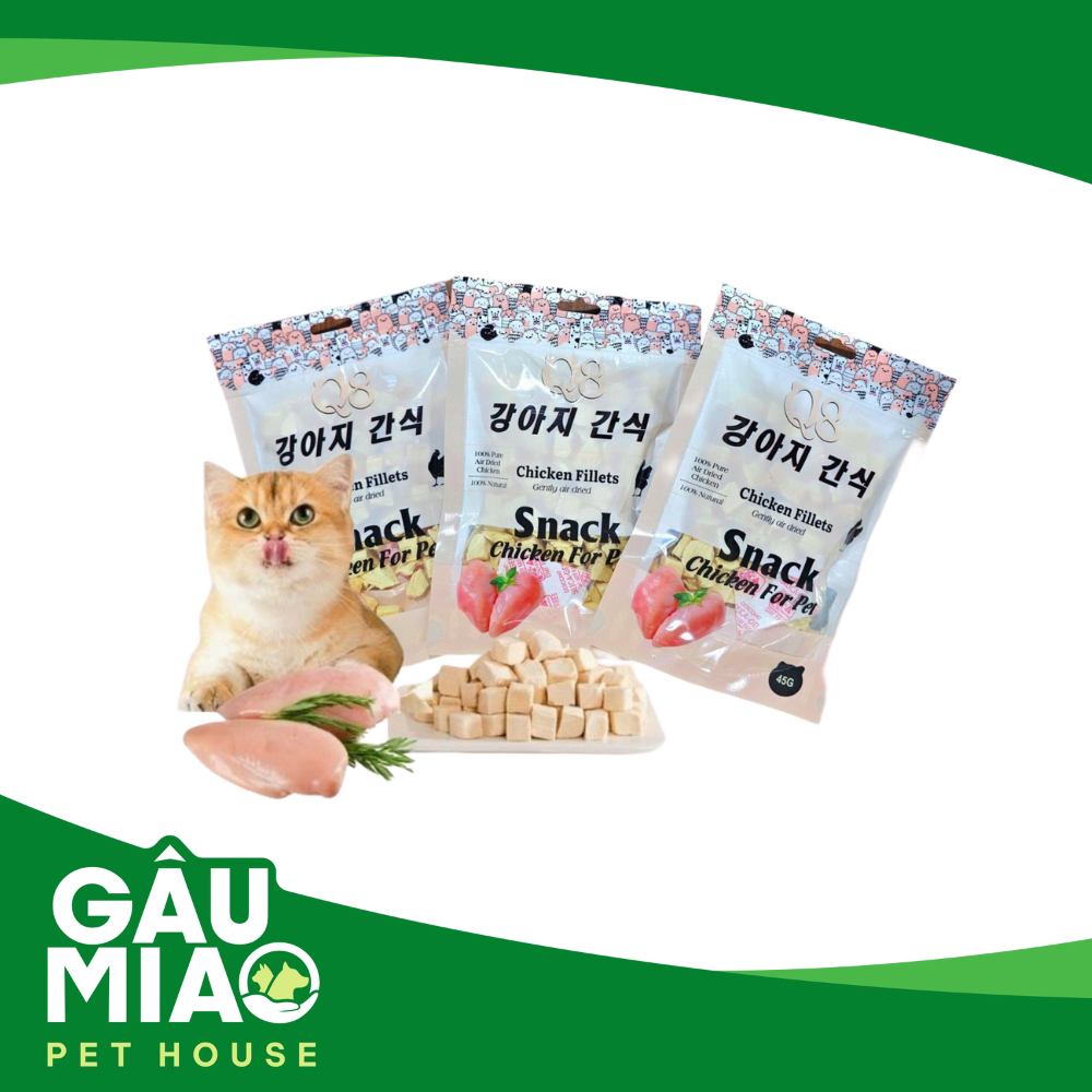 Gà viên sấy Q8-45g