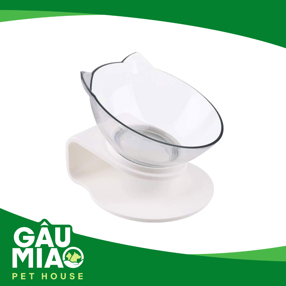 Bộ khay chống gù+Tô trong suốt hình mèo