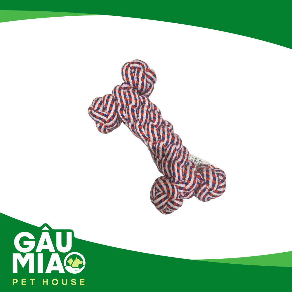 Đồ chơi dây thừng-Cục xương cao cấp