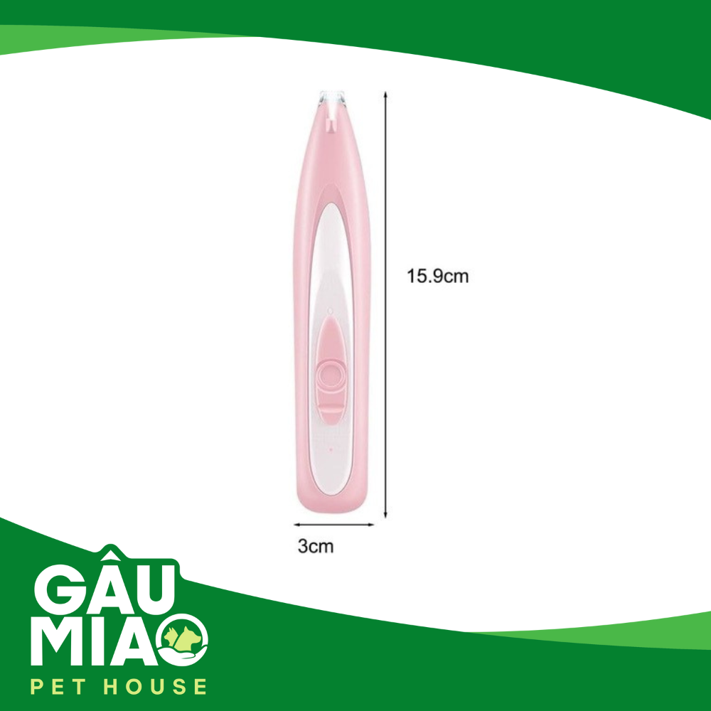 Tông đơ cạo lông bàn chân cho chó mèo cổng sạc USB