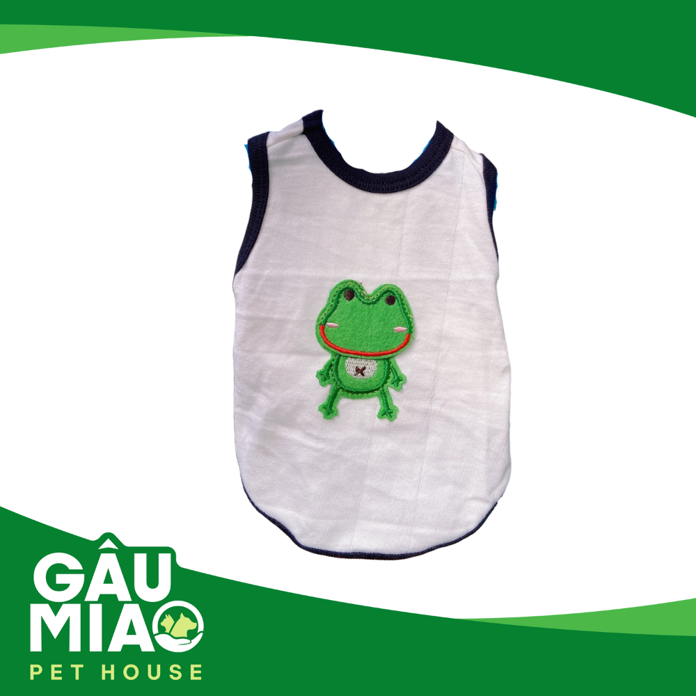 Áo thun sát nách thêu động vật