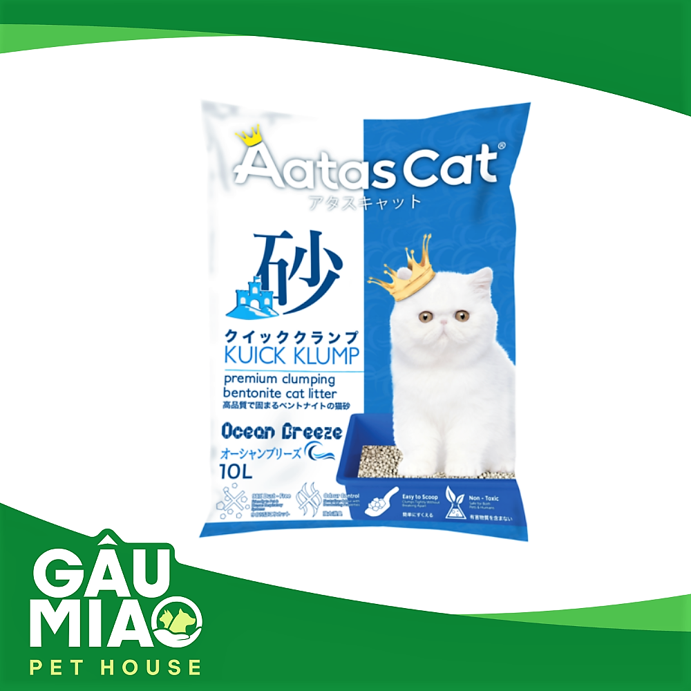 Cát vệ sinh cho mèo Aatas Cat 10L