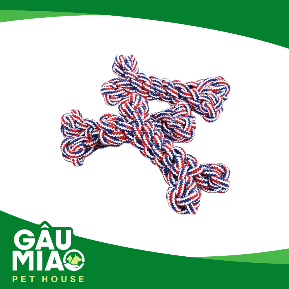 Đồ chơi dây thừng-Cục xương cao cấp