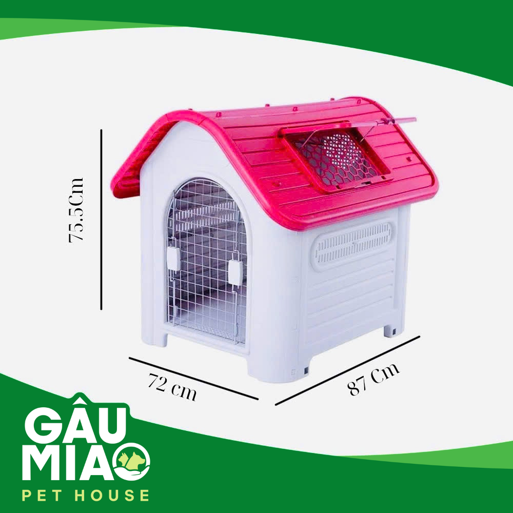 Nhà nhựa mái vòm cho thú cưng