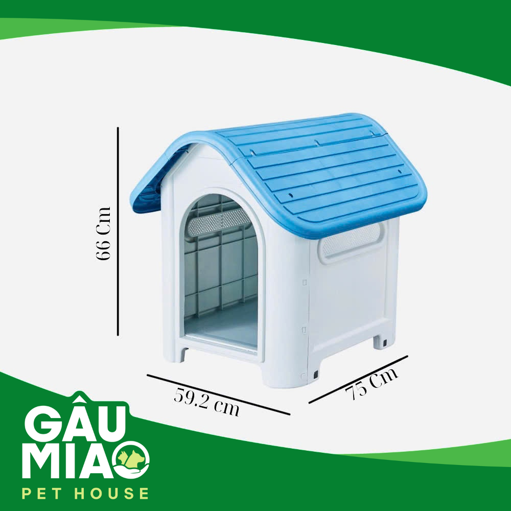 Nhà nhựa mái vòm cho thú cưng