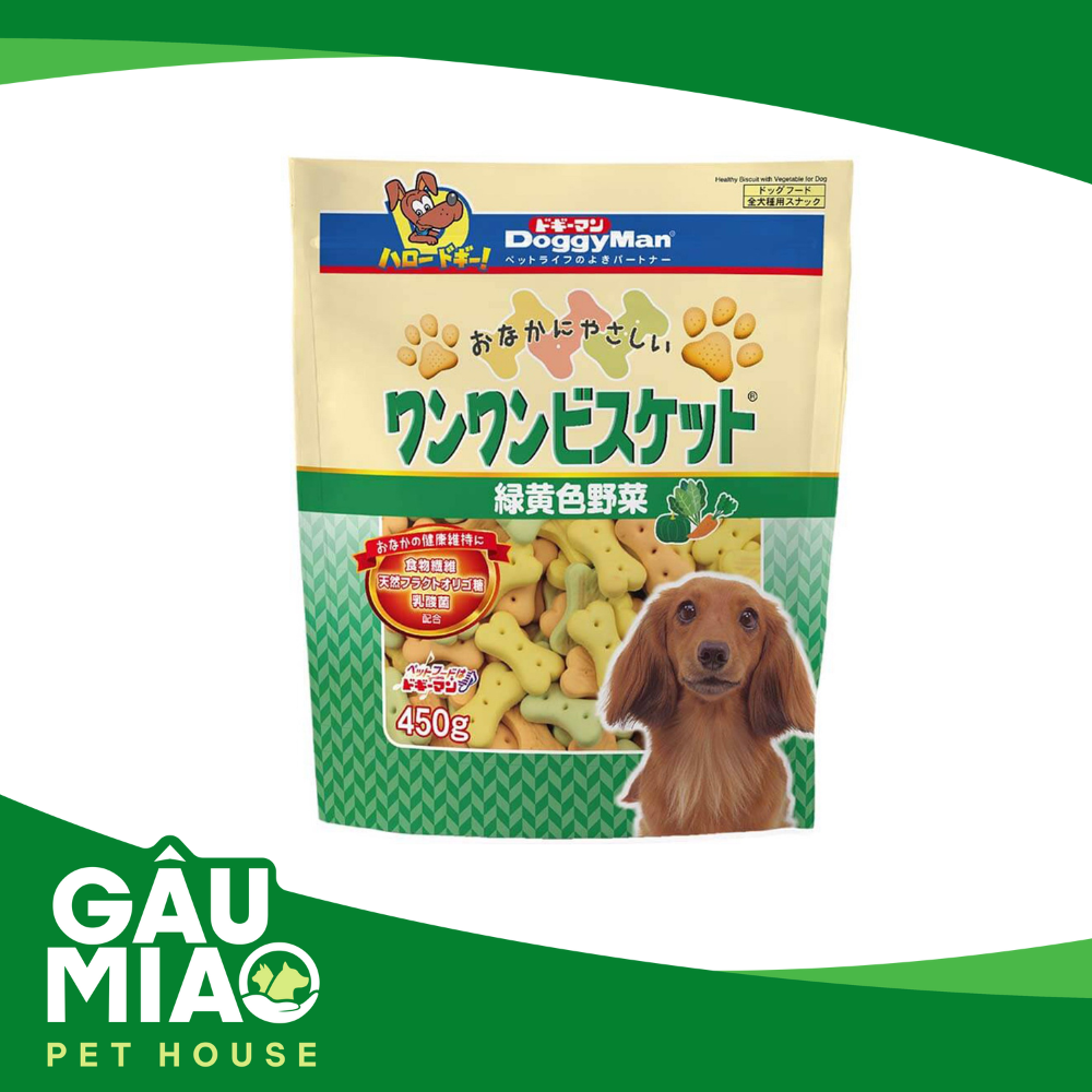 DoggyMan - Bánh quy rau củ cho chó - 450g