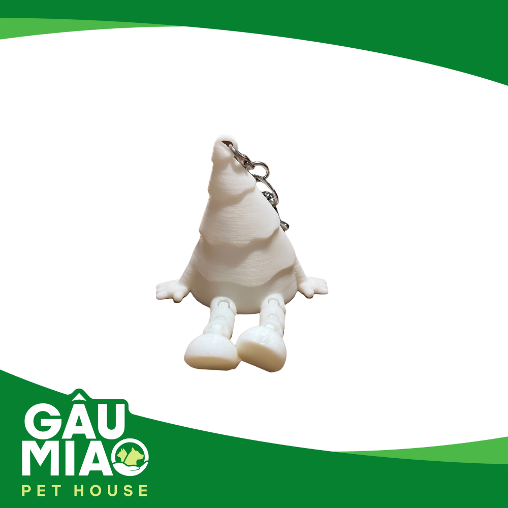 Móc khoá cây thông ngồi