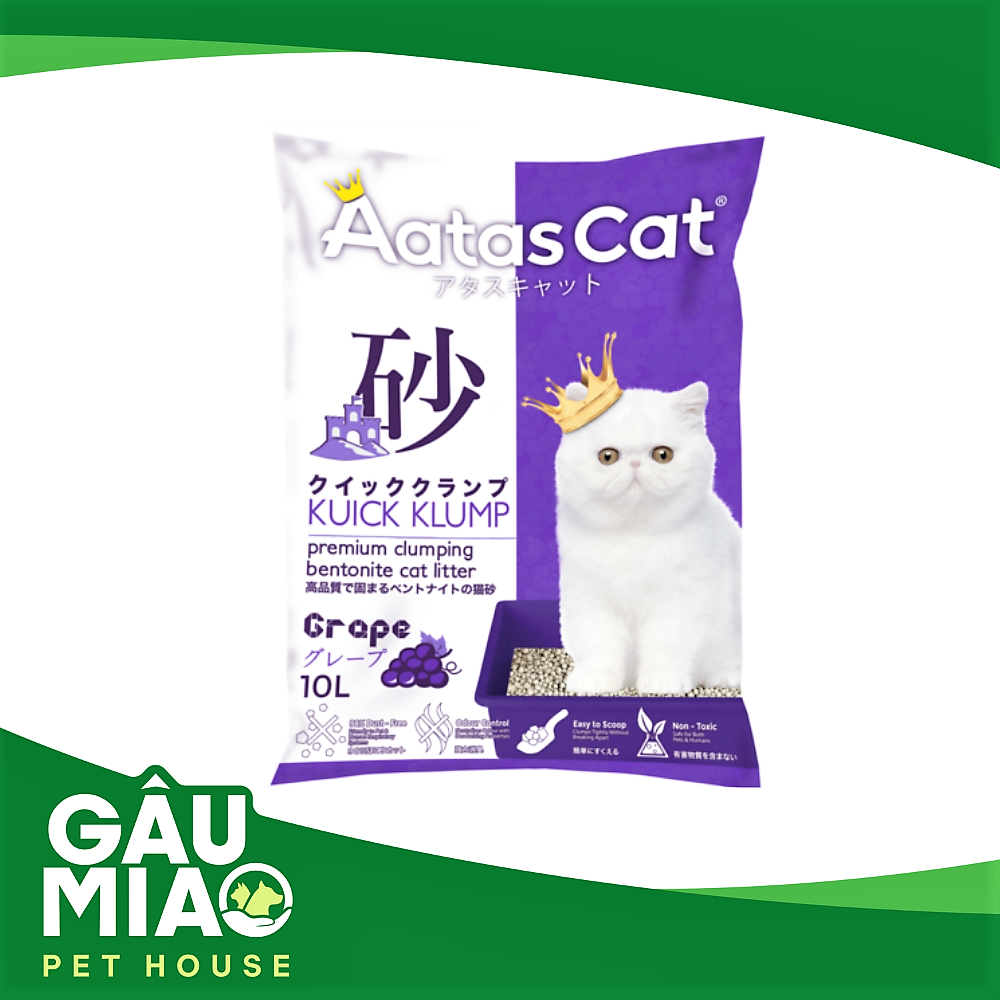 Cát vệ sinh cho mèo Aatas Cat 10L