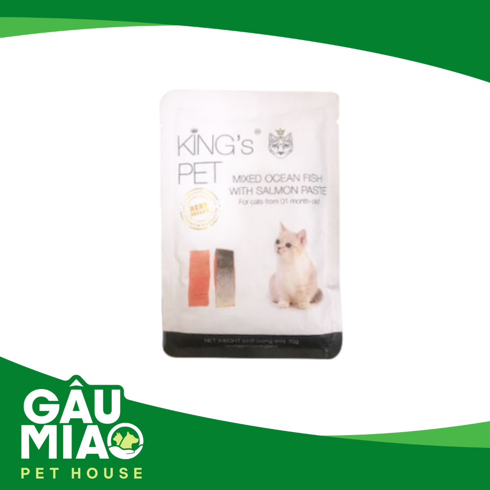 Pate King's Pet cho mèo gói 70g