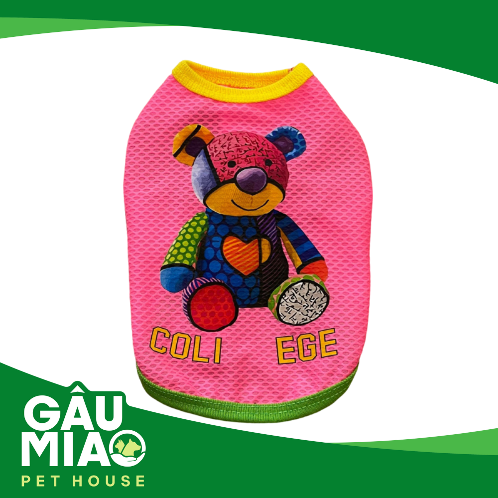 Áo thun-Gấu hồng Coli