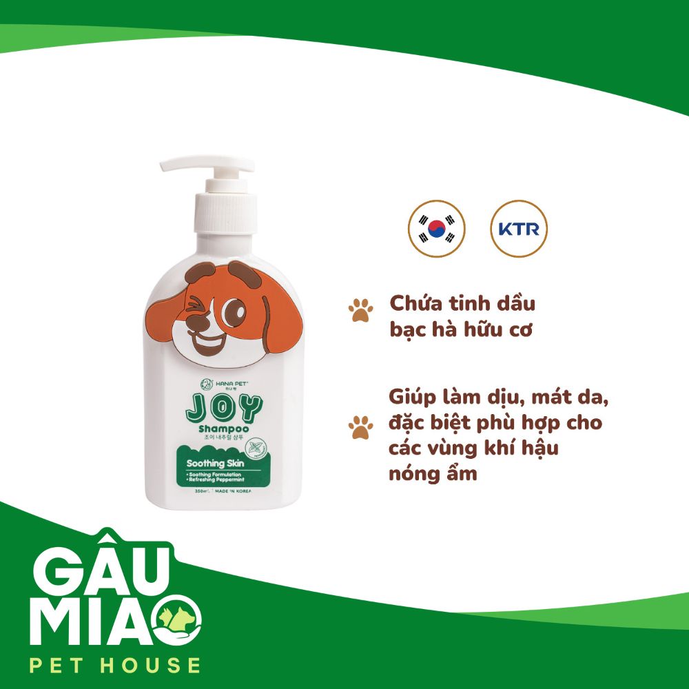 Hana Pet - Sữa tắm gội Joy 350ml