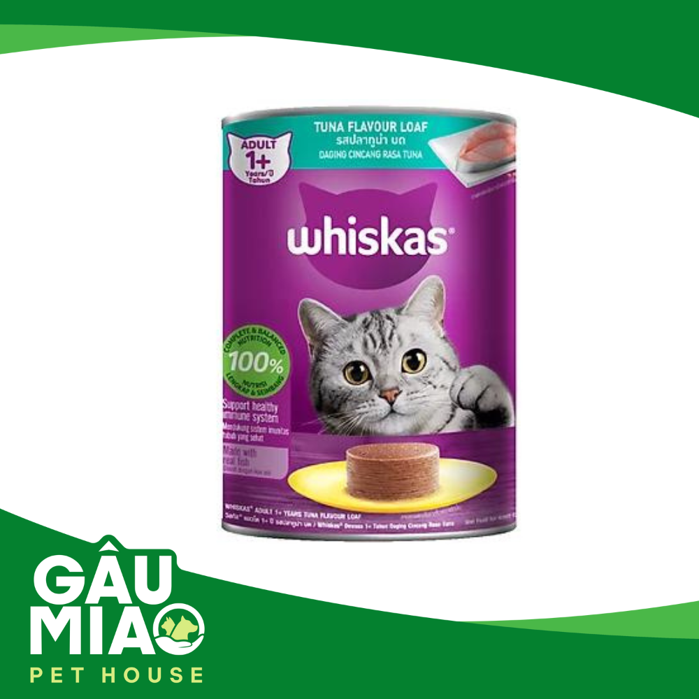 Whiskas Pate Adult Tuna 400g