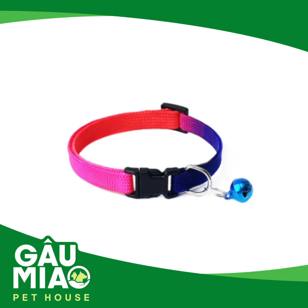 Cổ dù 7 sắc kèm chuông nhỏ