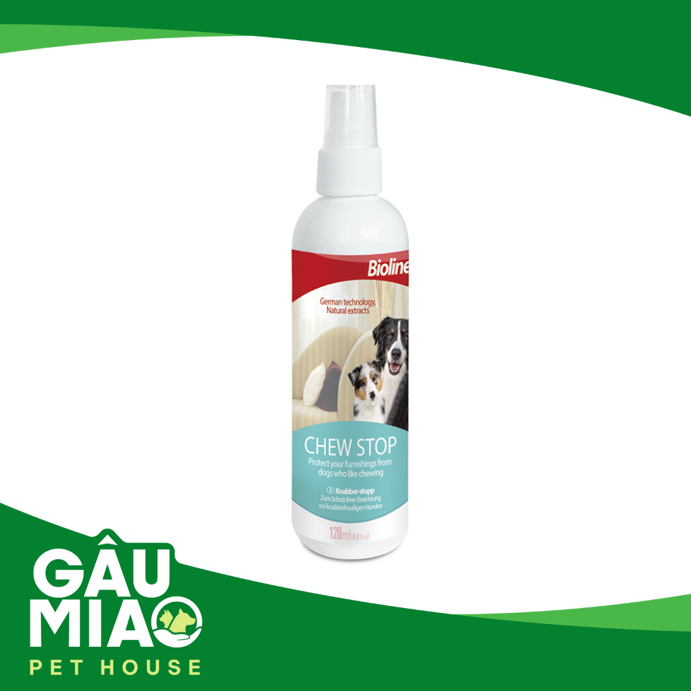 Bioline Xịt ngăn ngừa thú cưng nhai 120ml