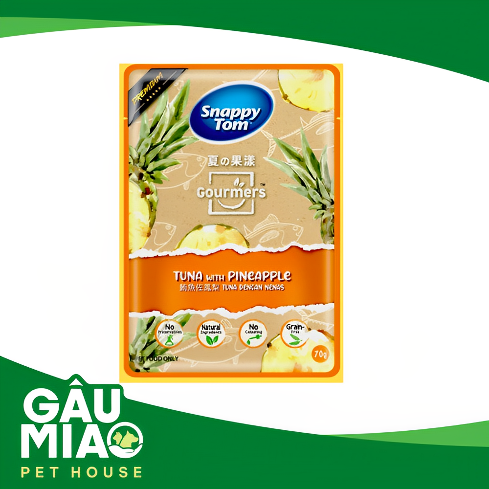 Snappy Tom Gourmers-Pate cho mèo từ 4 tháng tuổi-Gói 70g