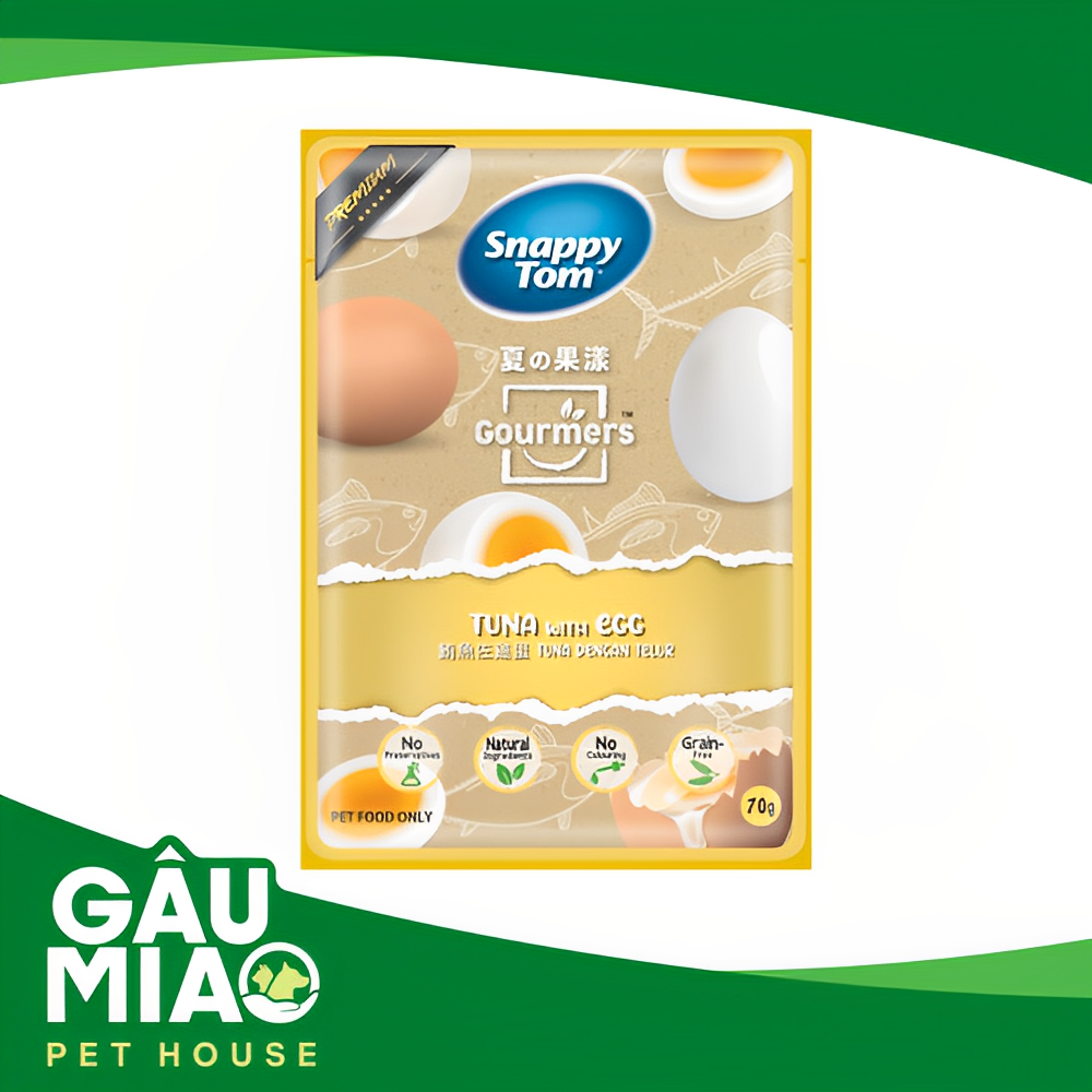 Snappy Tom Gourmers-Pate cho mèo từ 4 tháng tuổi-Gói 70g