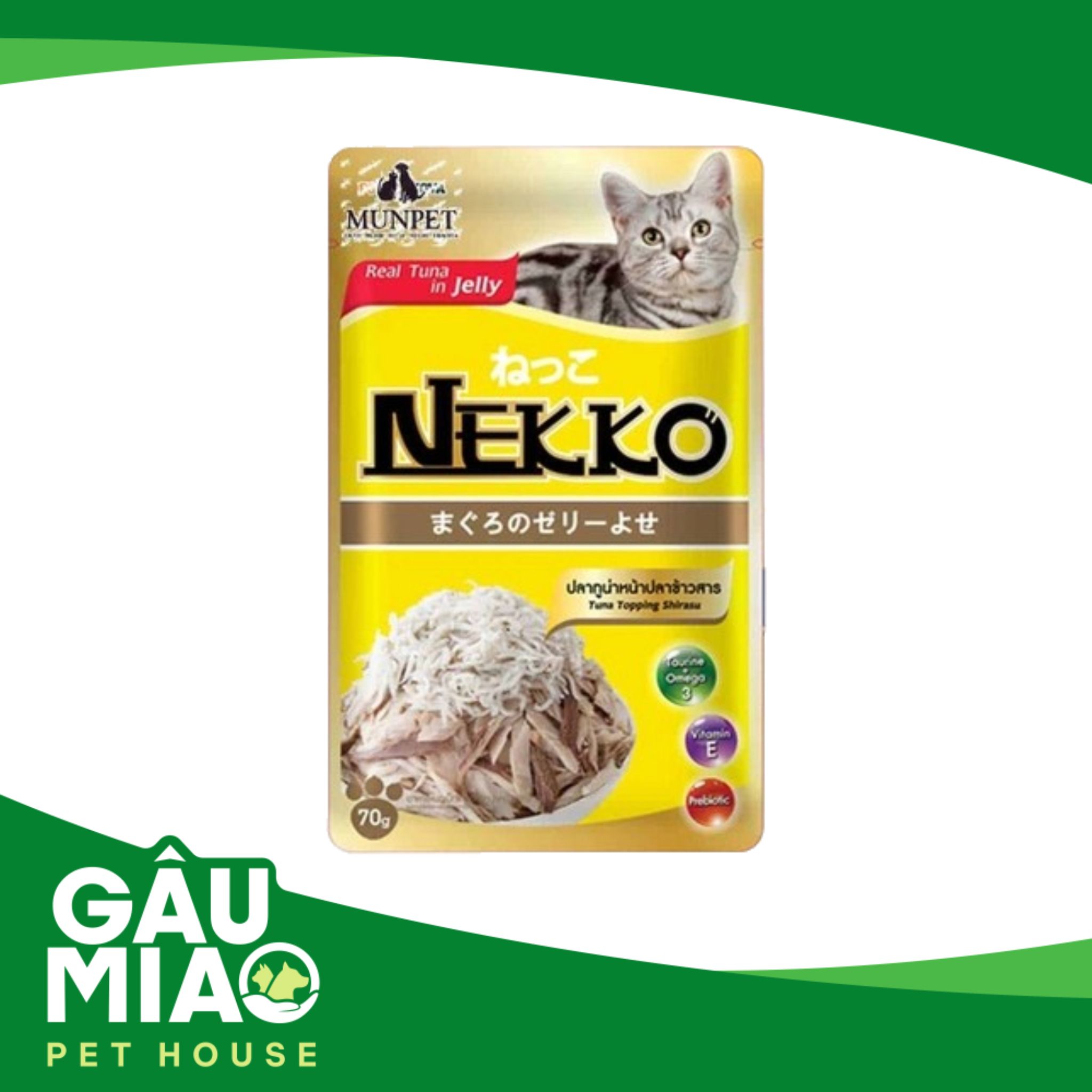 Nekko Pate cho mèo gói 70g