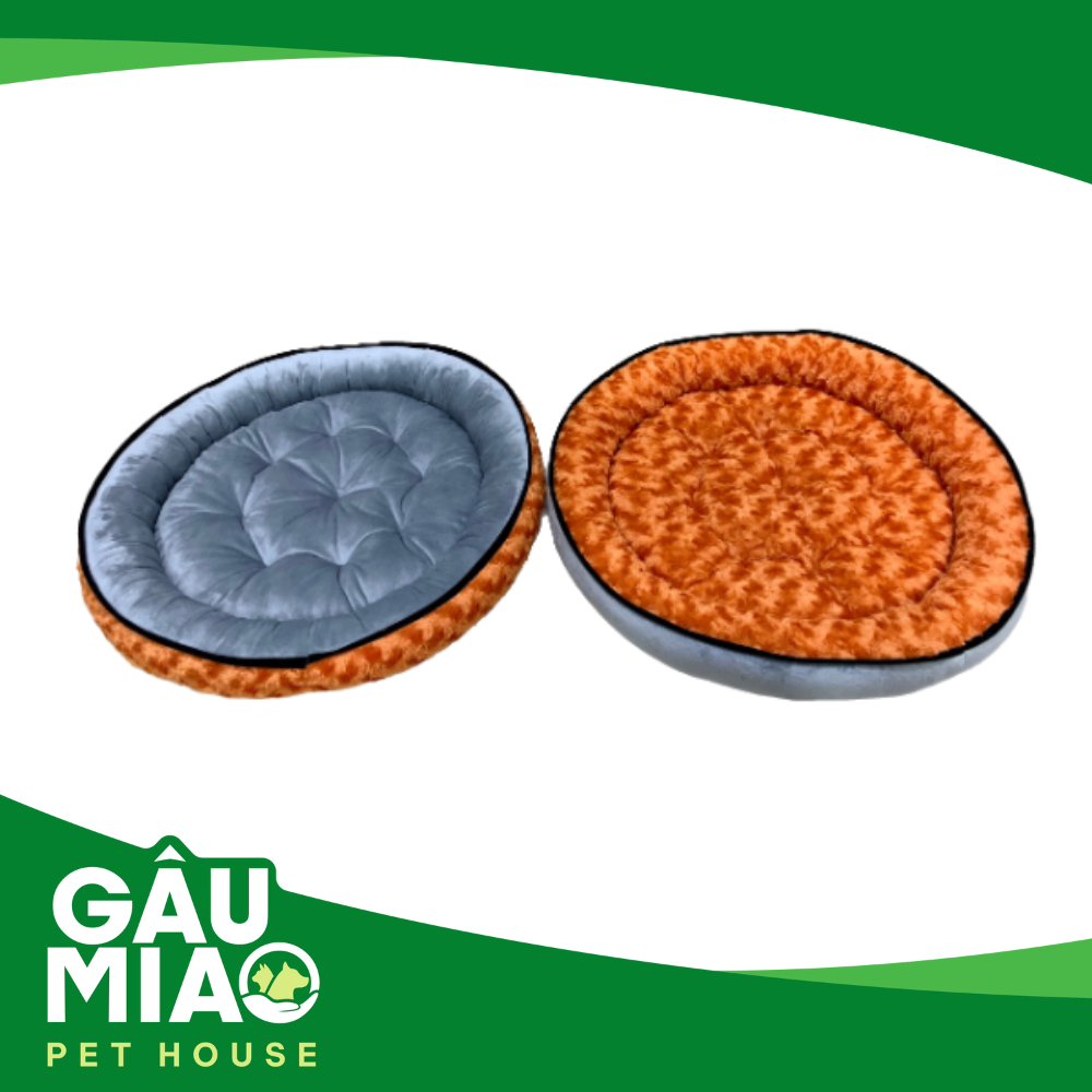 Nệm tròn lông-nhung 2 mặt 60cm