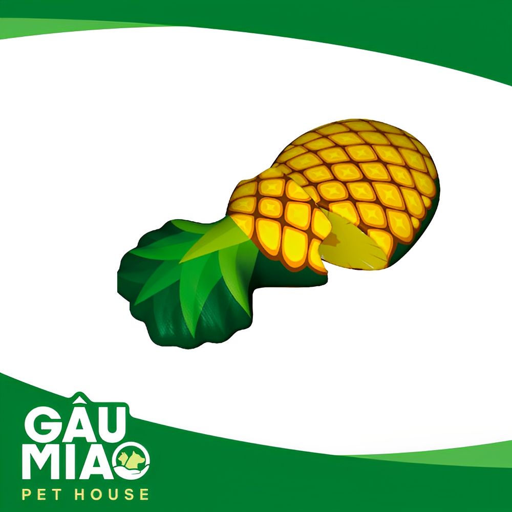 DoggyMan Đồ chơi gặm hình trái thơm