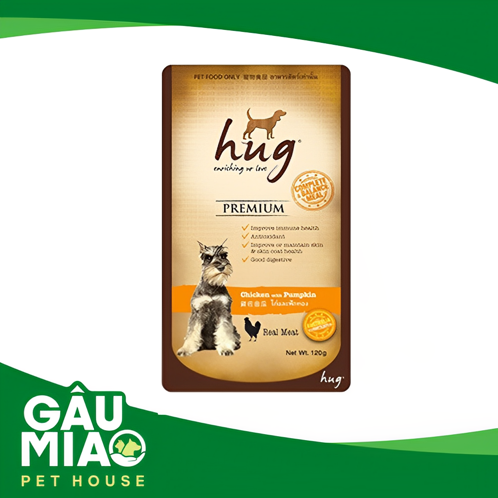 Hug-Pate cho chó từ 4 tháng tuổi-Gói 120g