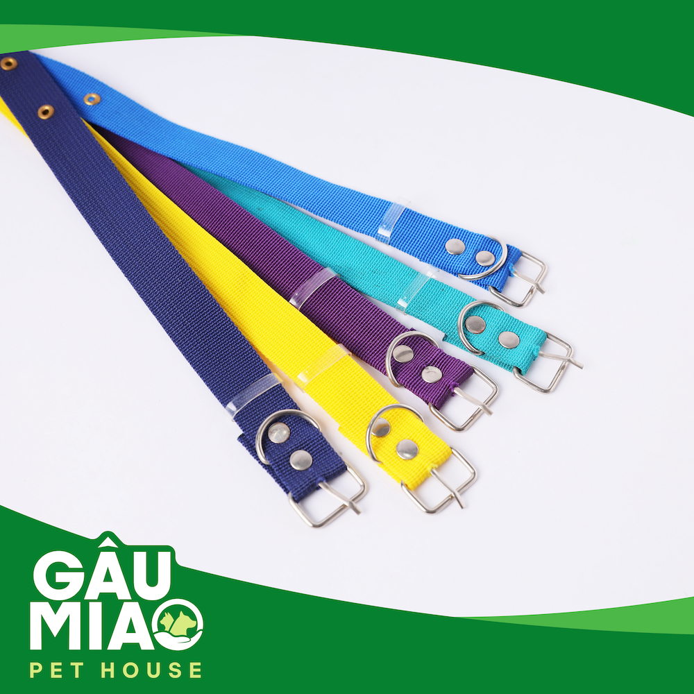 Vòng cổ dù trung mỏng-Vòng cổ cho chó 4kg-10kg