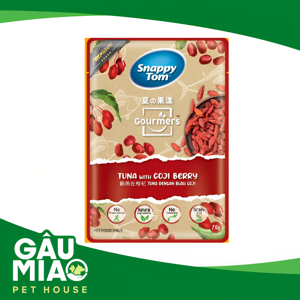 Snappy Tom Gourmers-Pate cho mèo từ 4 tháng tuổi-Gói 70g