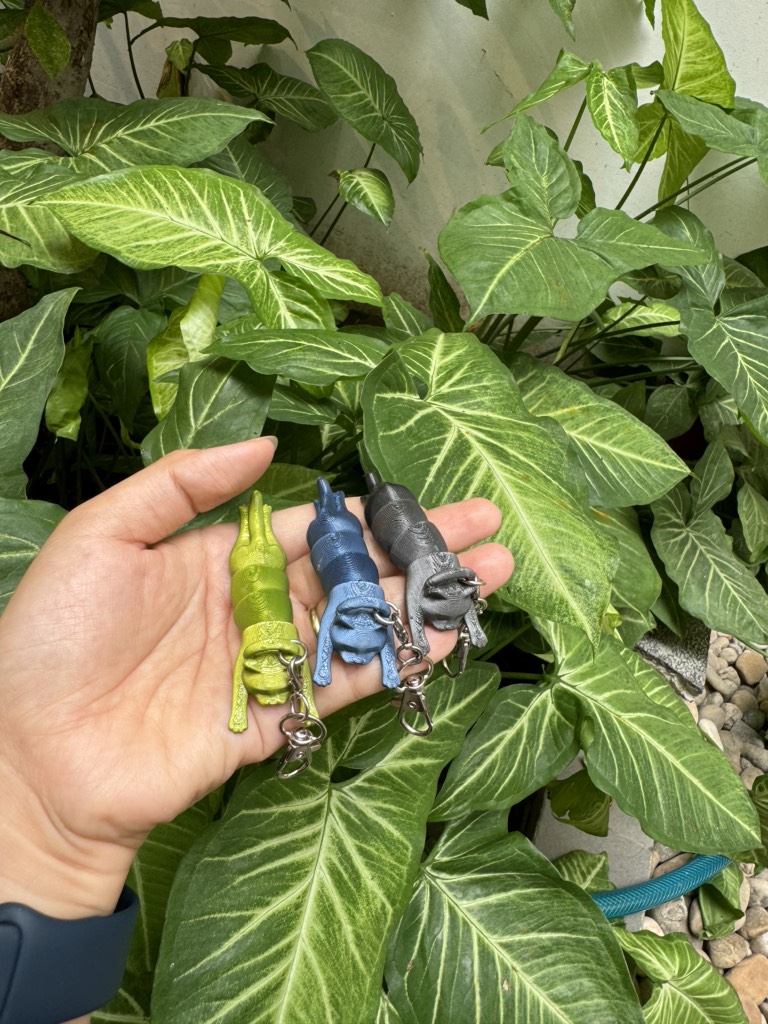 Móc khoá mèo lười