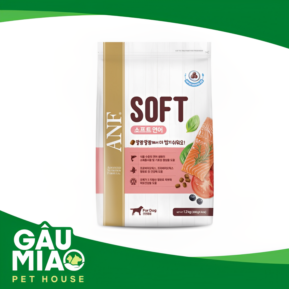 ANF - Soft - Thức ăn hạt mềm cho chó túi 1.2kg