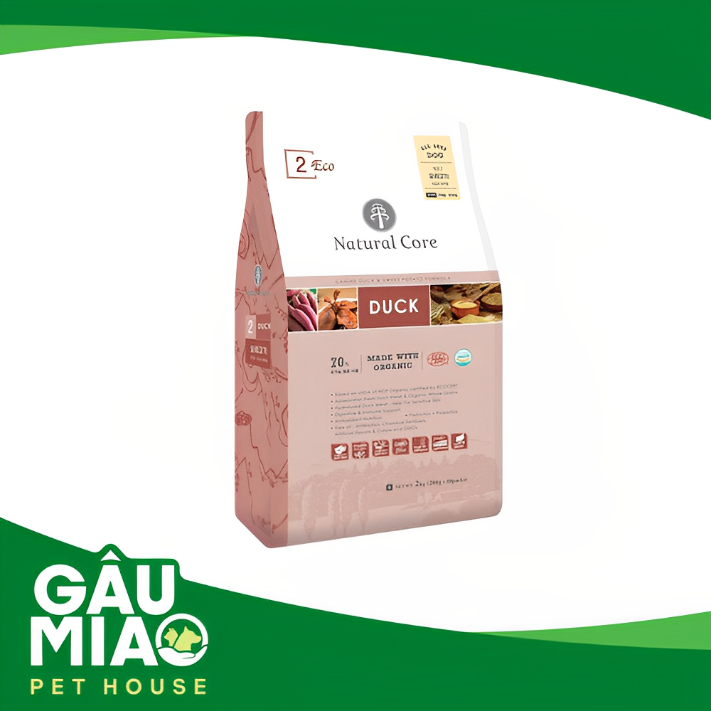 Natural Core Organic Dog Food Duck-Thức ăn hữu cơ cho chó thịt vịt