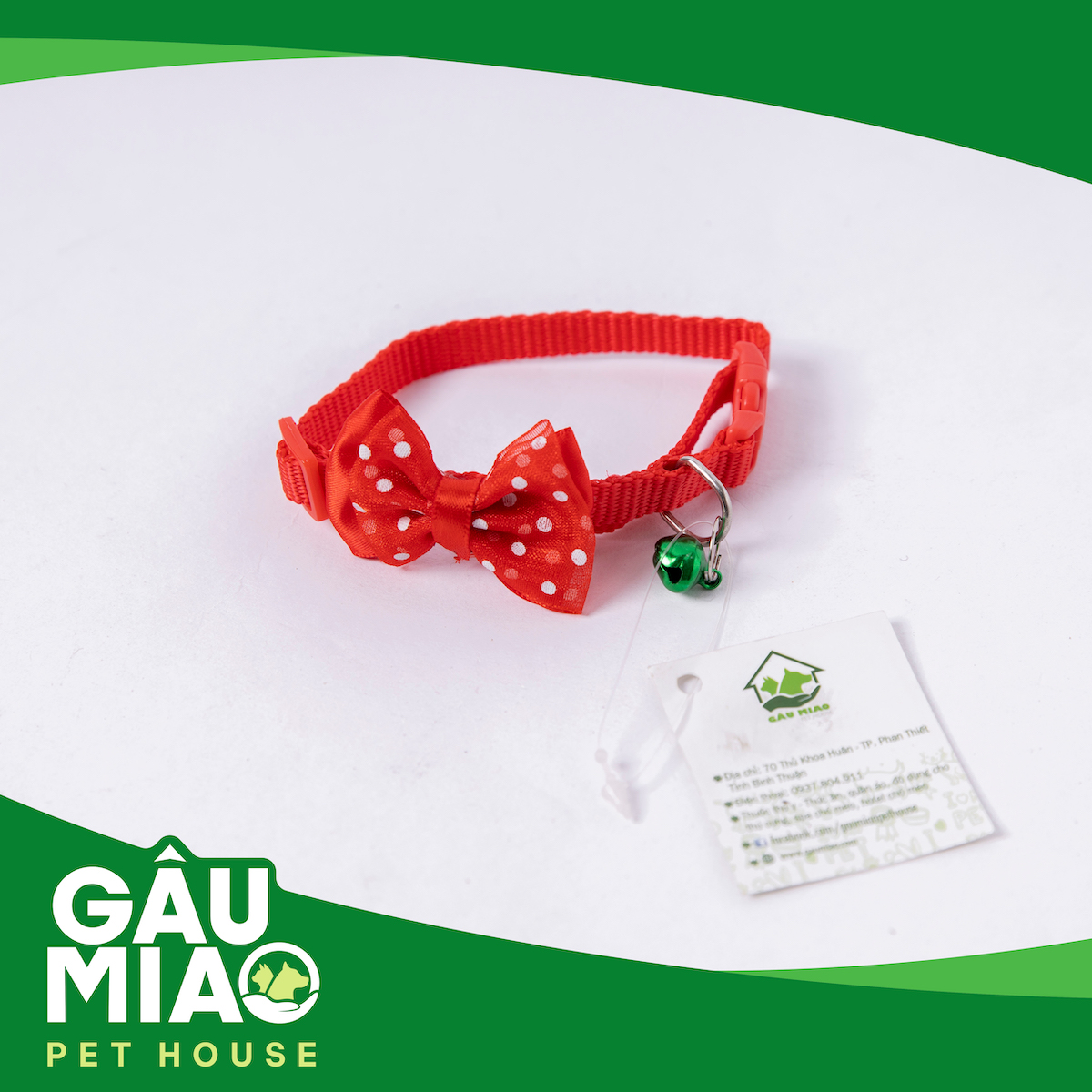 Vòng cổ nơ màu 1cm