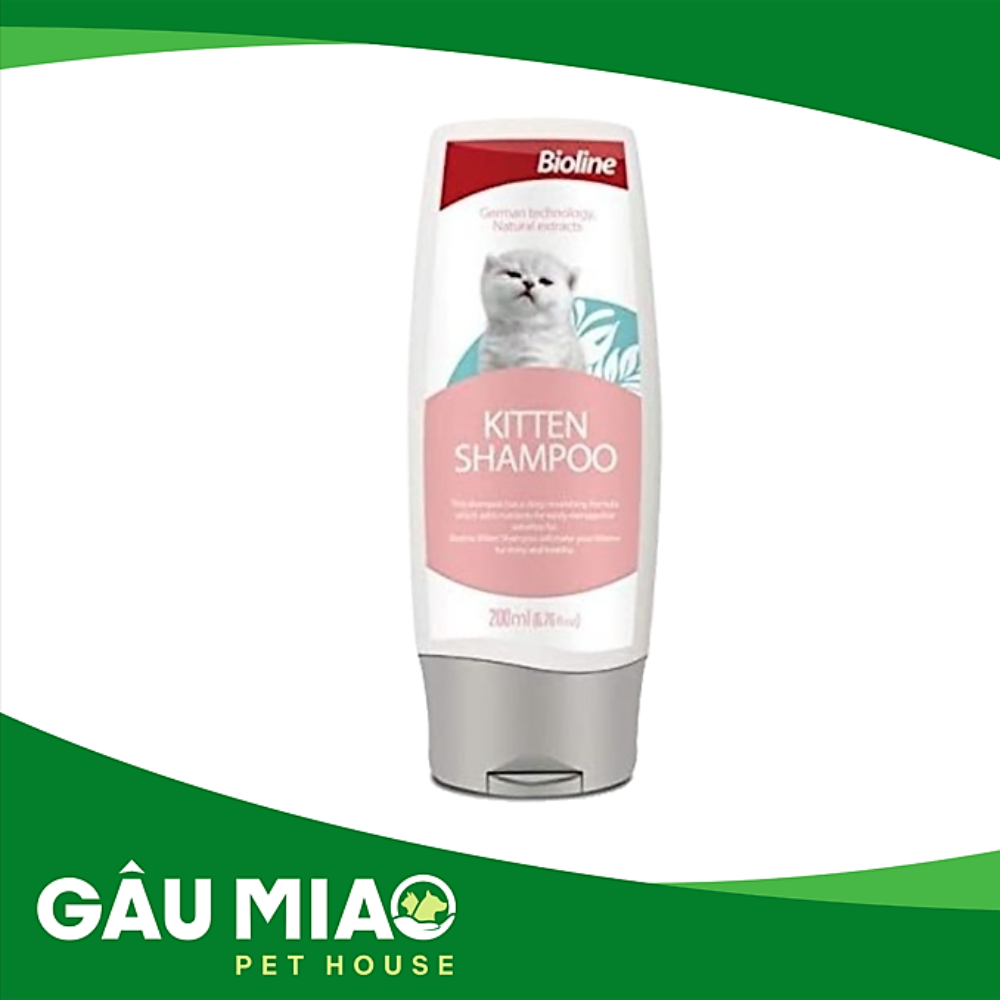 Bioline Sữa tắm cho mèo con 200ml