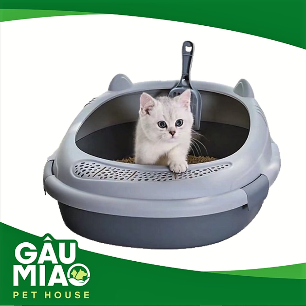 Thùng vệ sinh mèo oval LS224