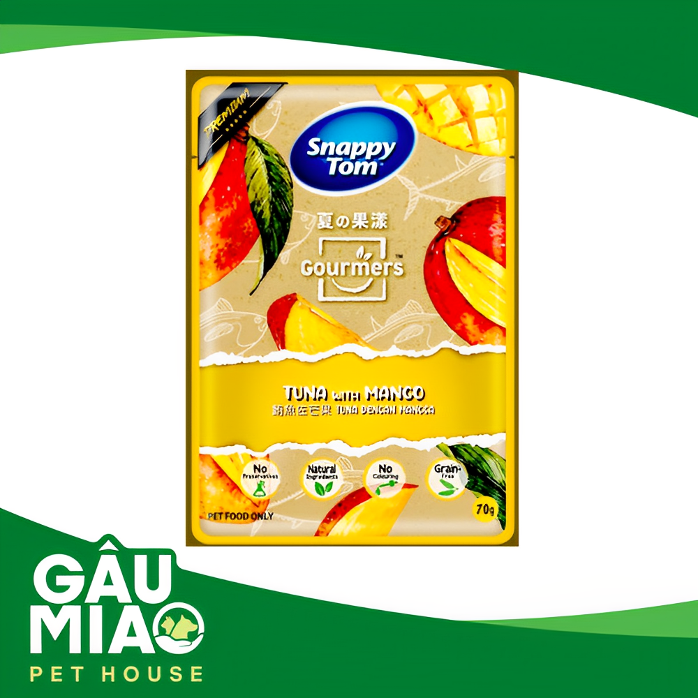 Snappy Tom Gourmers-Pate cho mèo từ 4 tháng tuổi-Gói 70g