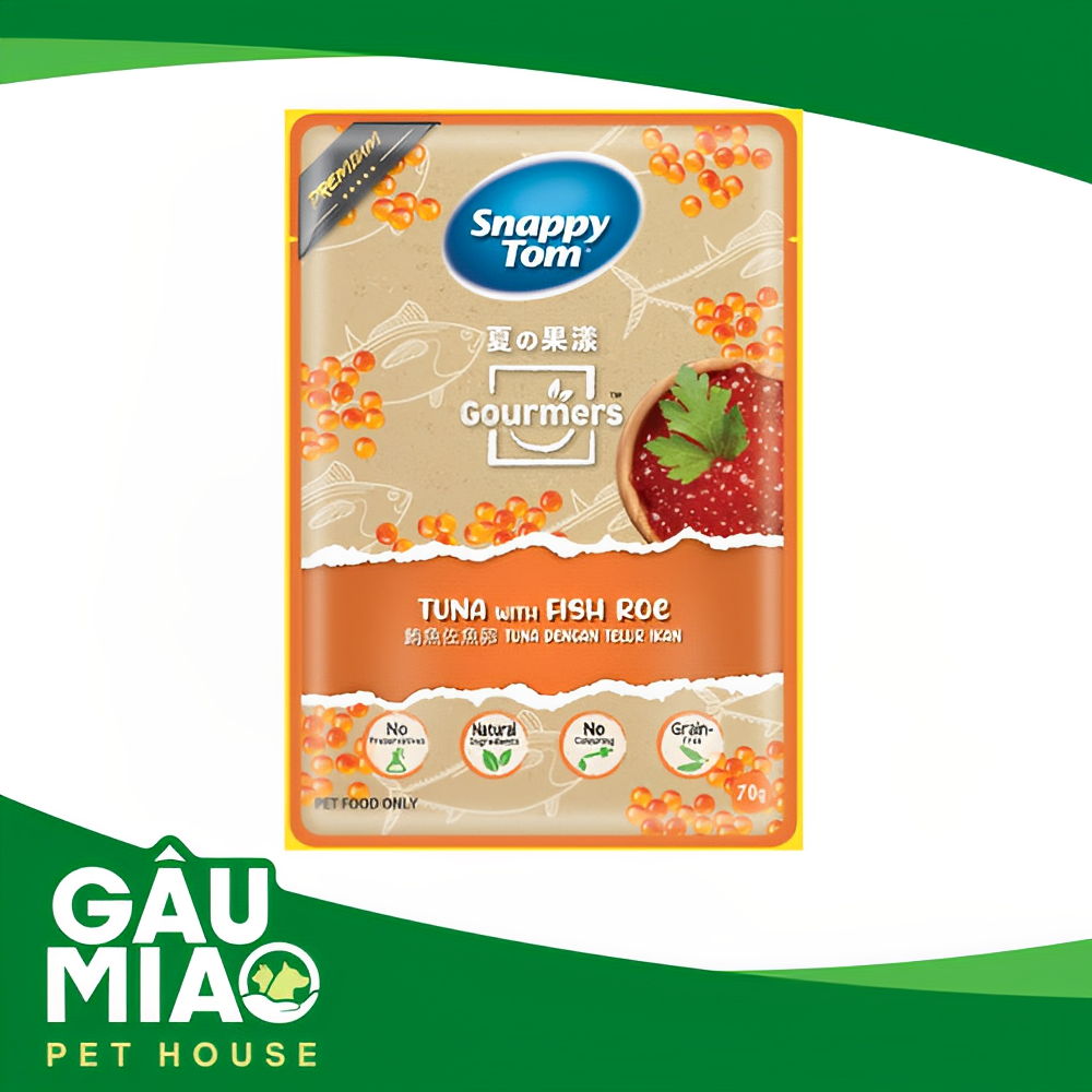 Snappy Tom Gourmers-Pate cho mèo từ 4 tháng tuổi-Gói 70g
