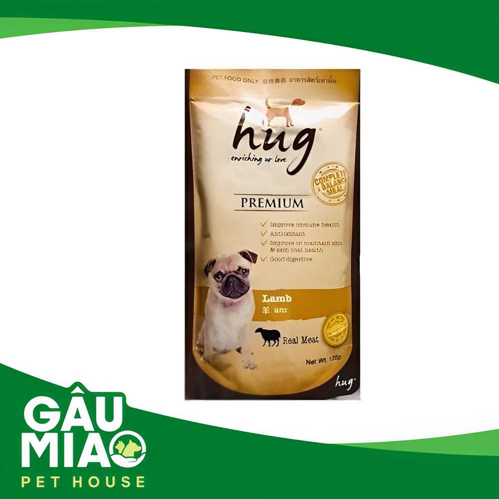 Hug-Pate cho chó từ 4 tháng tuổi-Gói 120g