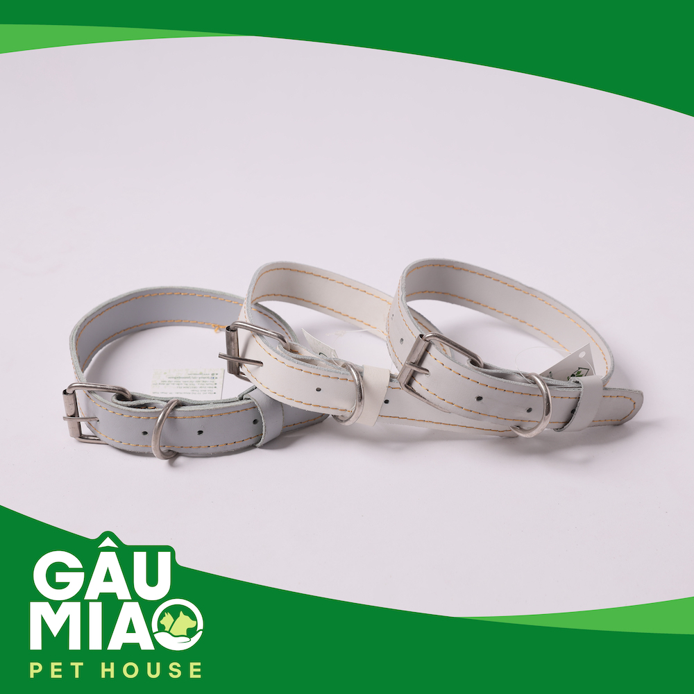 Vòng cổ da mềm 2 lớp