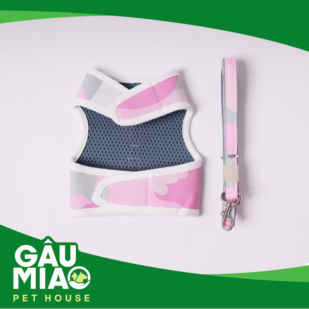 Bộ áo yếm+dây dắt (móc giữa)