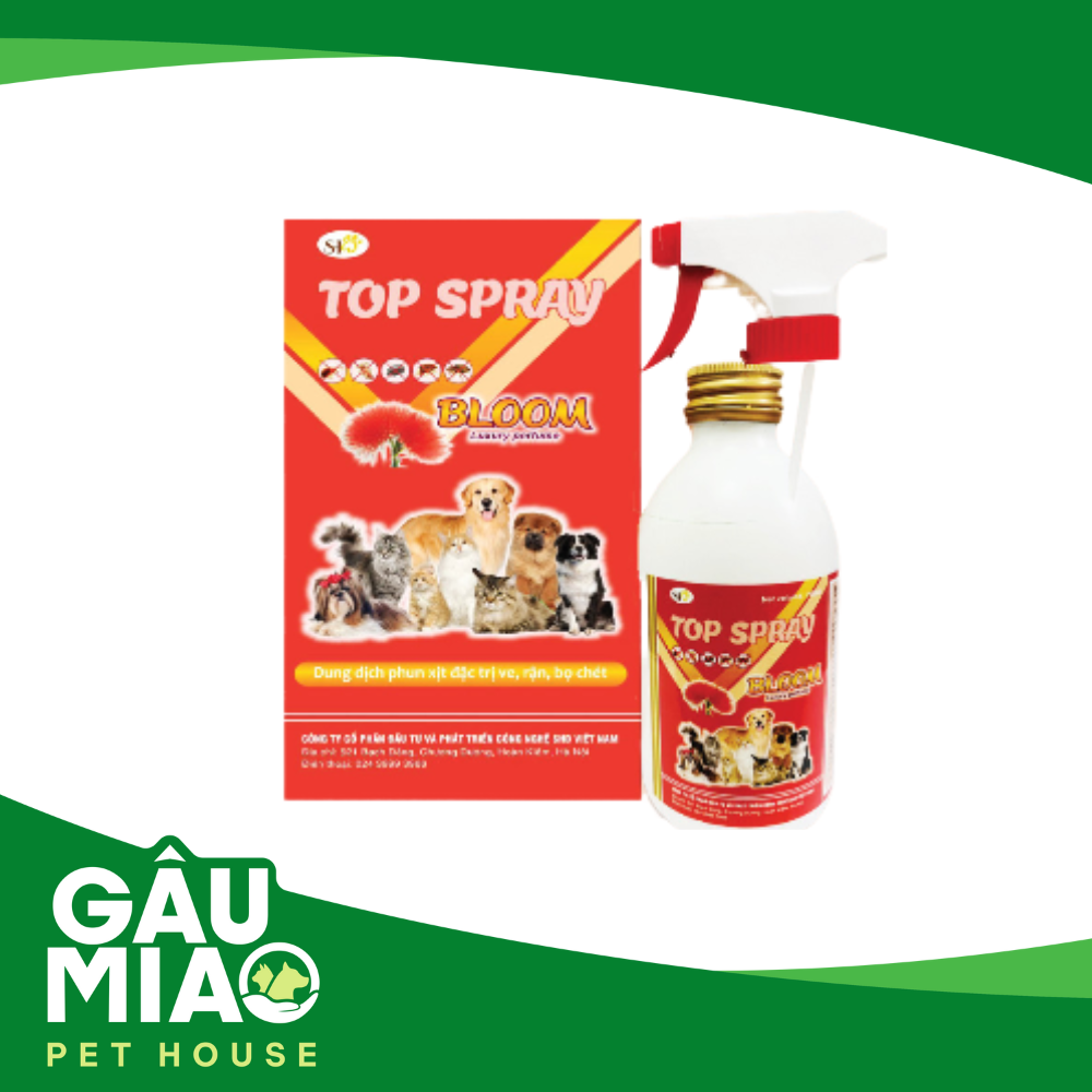 SHD Top Spray 200ml-Xịt trị ve, rận