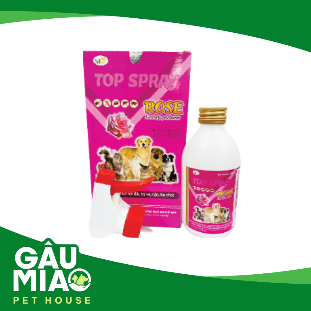 SHD Top Spray 200ml-Xịt trị ve, rận