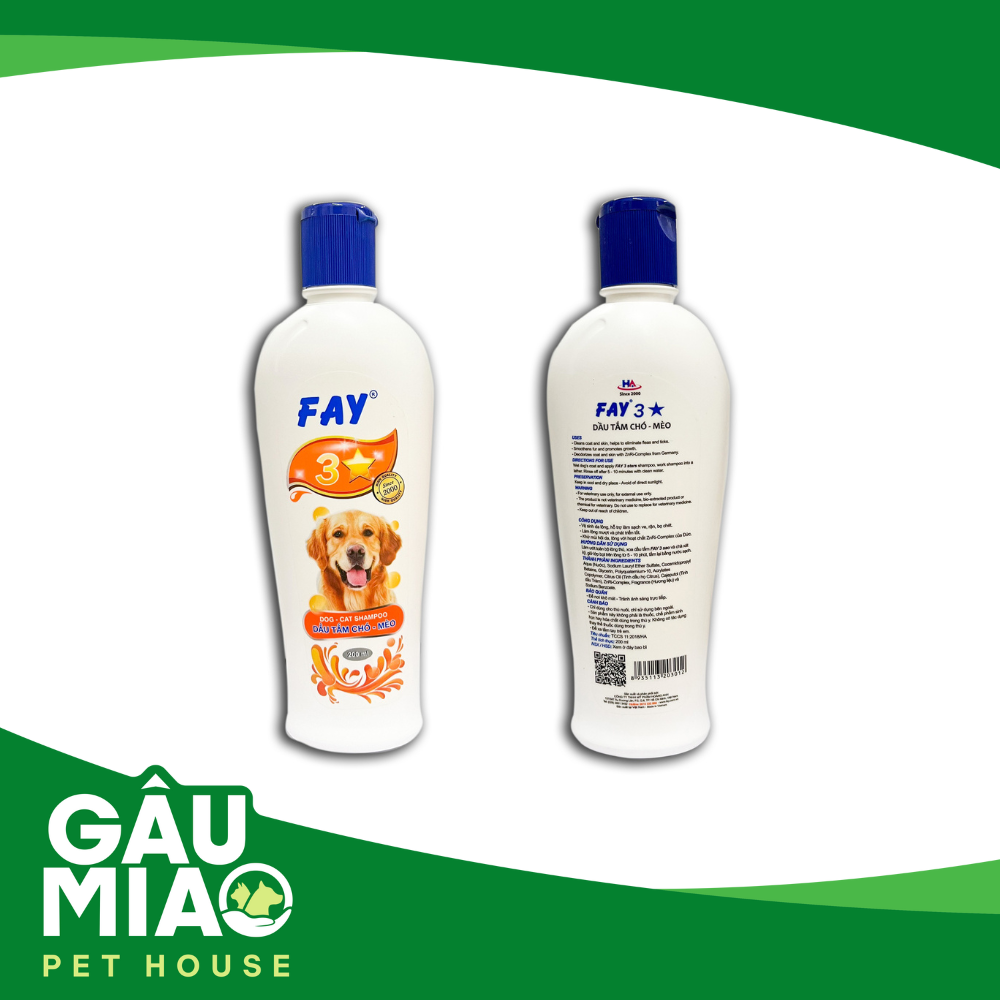 Dầu tắm trị ve Fay 3 sao