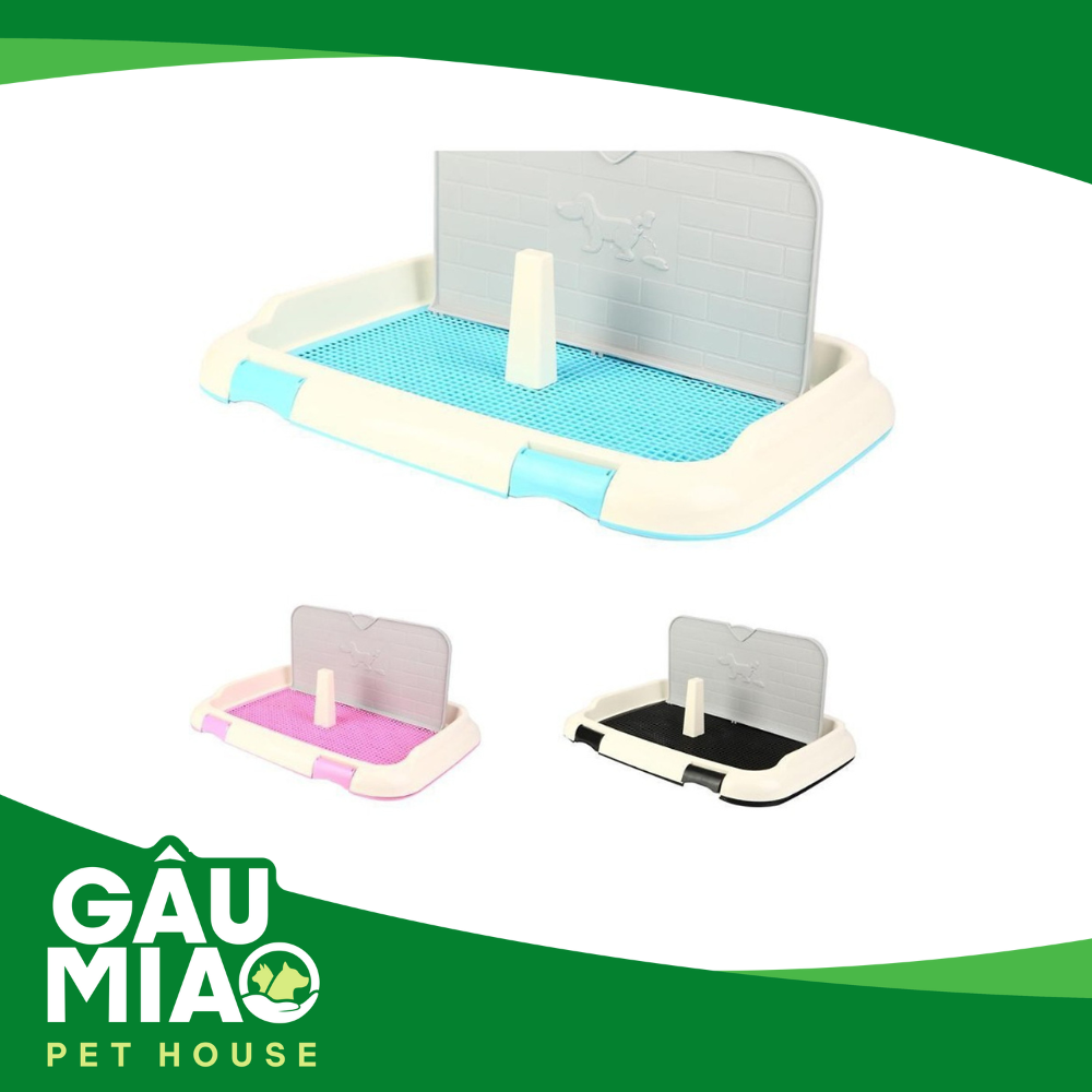 Khay vệ sinh cho chó có tường chắn