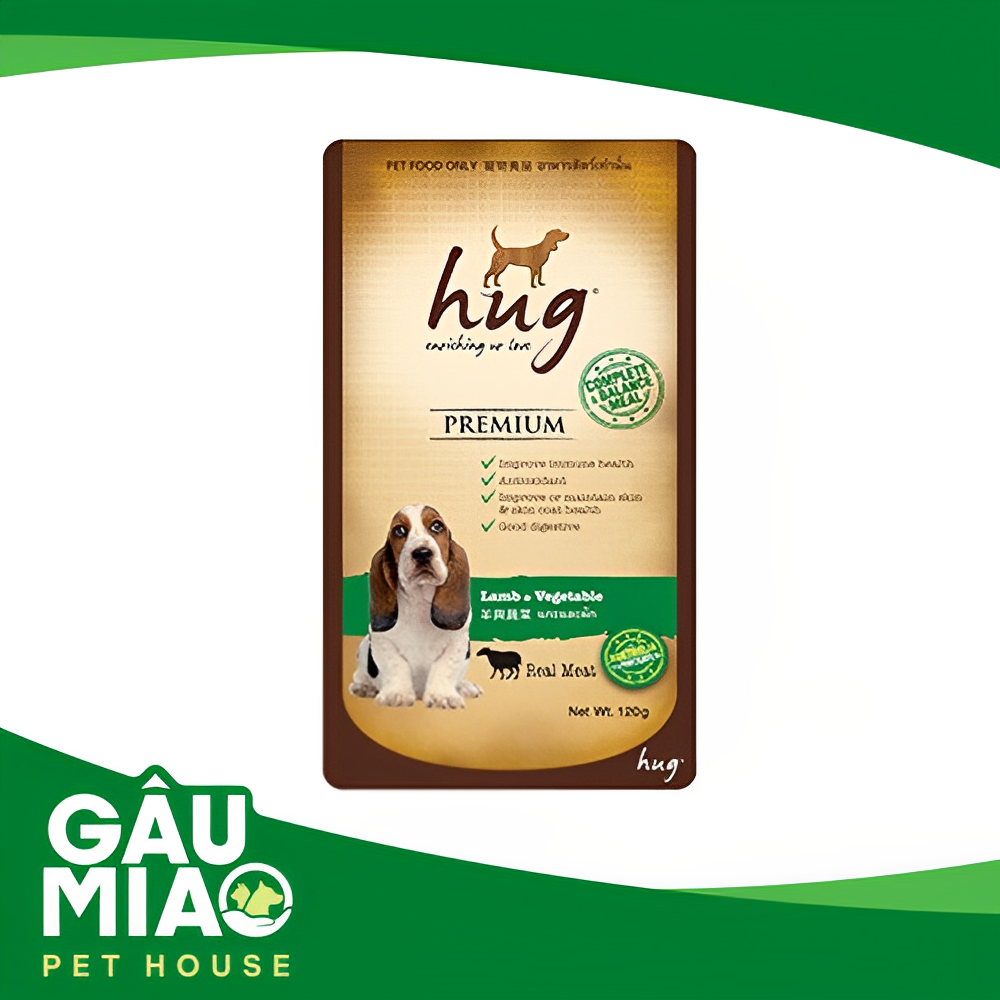 Hug-Pate cho chó từ 4 tháng tuổi-Gói 120g