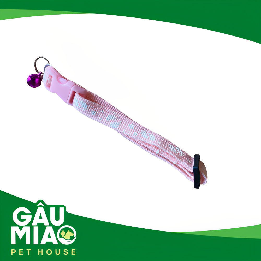 Vòng cổ dù in Bàn chân-Ngôi sao TD 1.0cm