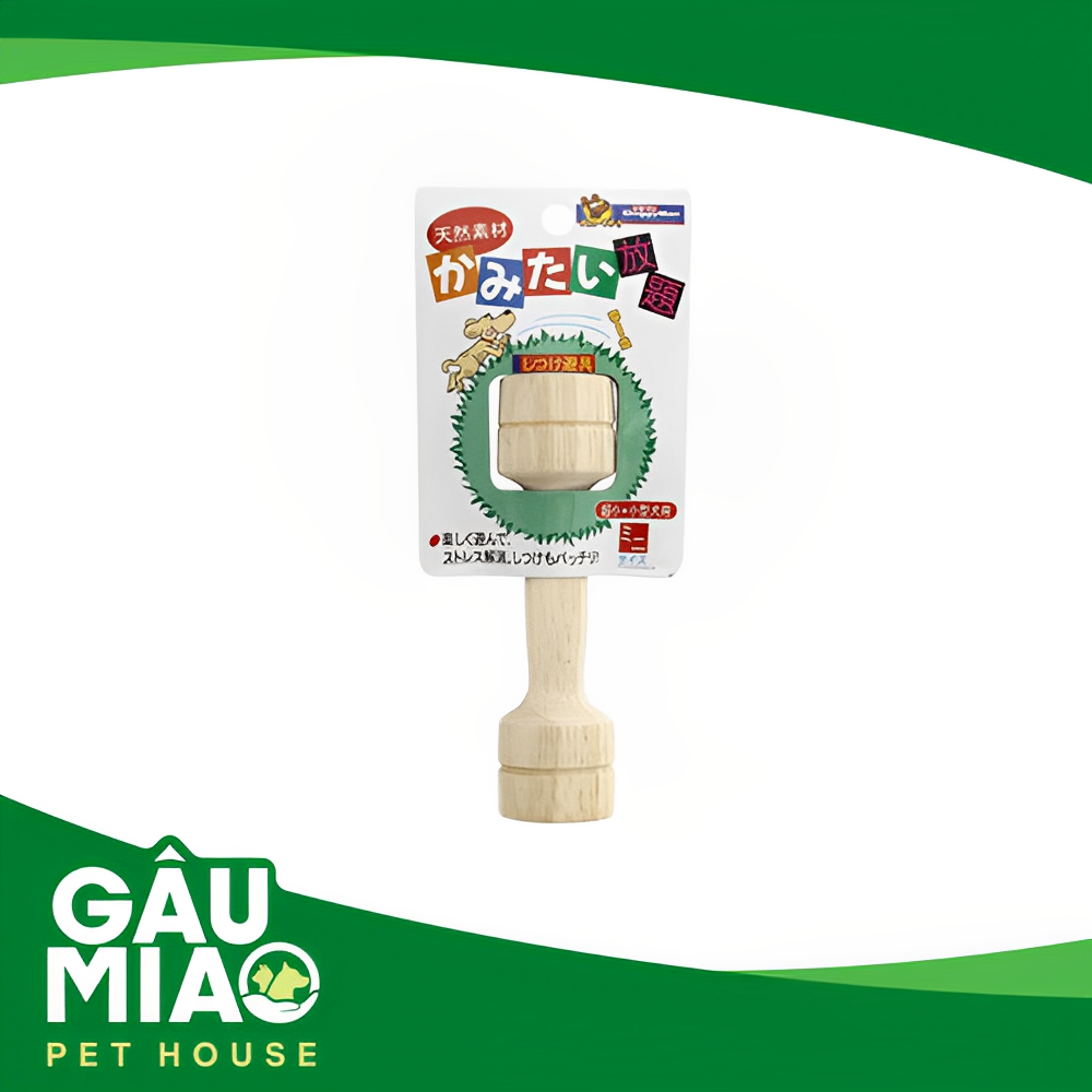 DoggyMan Đồ chơi tạ gỗ