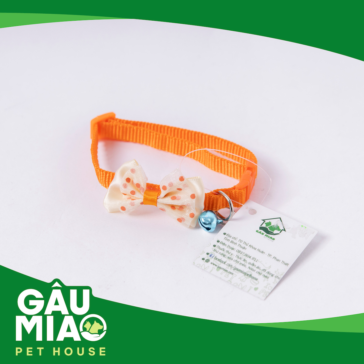 Vòng cổ nơ màu 1cm
